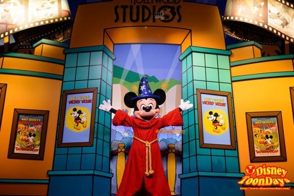 WDW ディズニーハリウッドスタジオ アニメーションコートヤード ミッキーマウス　